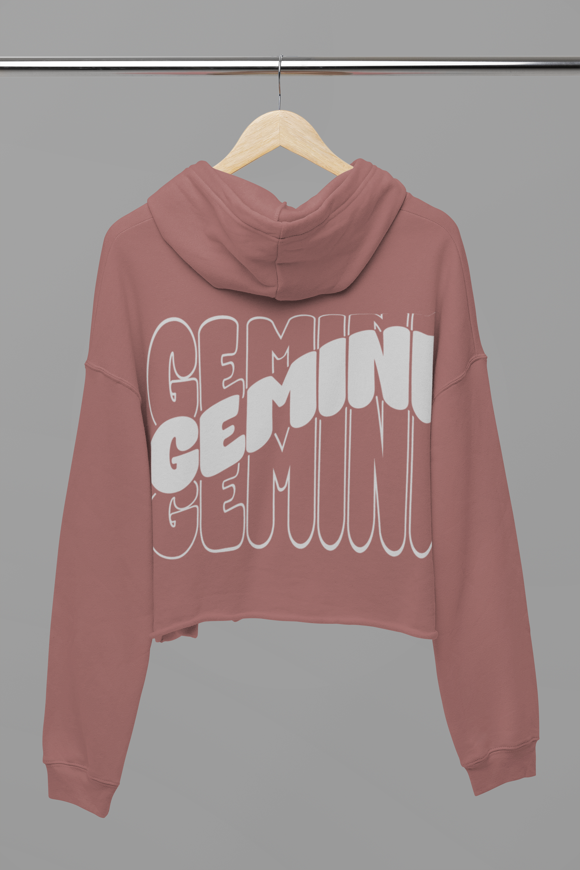 Star Wave Cropped Hoodie